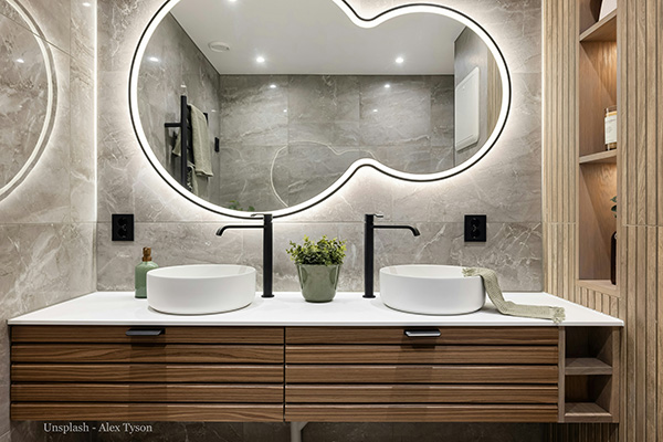 Salle de bain double vasque